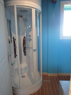 La douche de luxe.