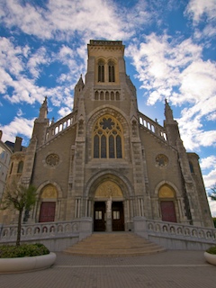 The Cathedral of Sainte Eugénie in Biarritz.